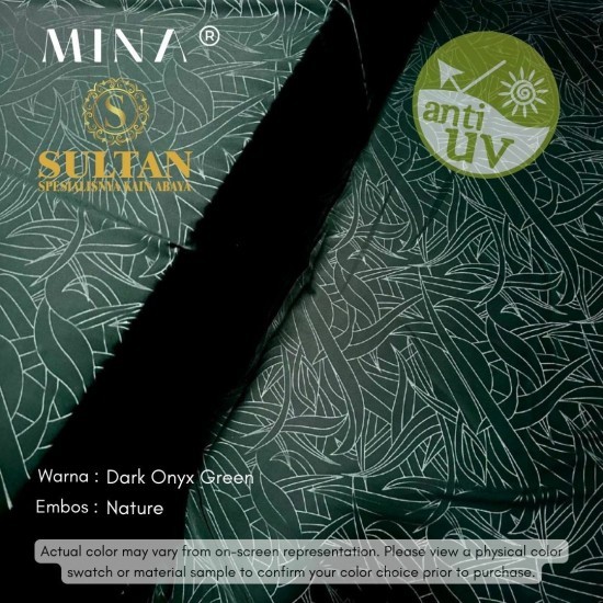 Embos Mina Anti UV Dark Onyx Green