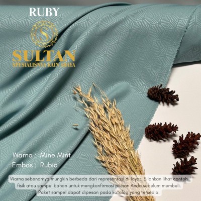 Embos Ruby Crêpe Mine Mint